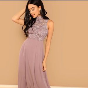 Gorgeous Lace Top Maxi Dress